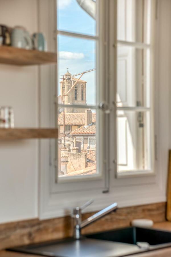 Les Cles De Laure - Wine Loft, Terrasse Et Vue Extraordinaire Sur La Cite Medievale Carcassonne Exterior photo